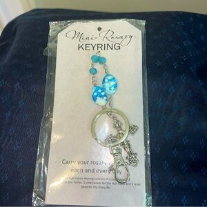 Mini Rosary Keyring Religion Catholic Ganz